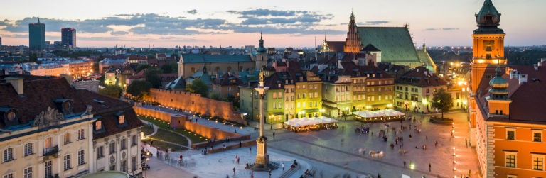 Billigaste resorna till Polen från hela Sverige