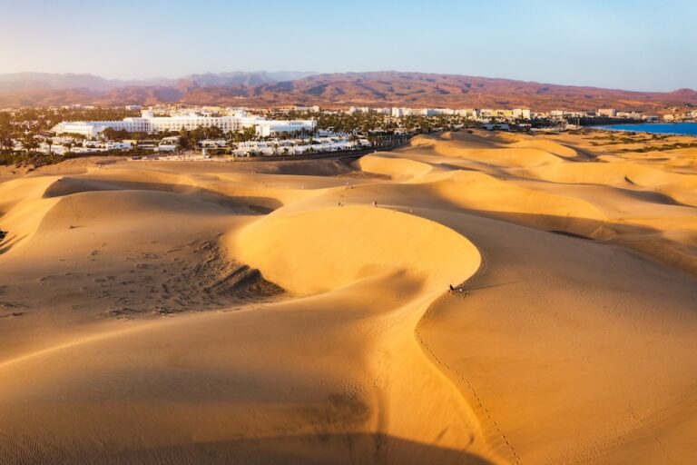 De gylne sandynene i Maspalomas, Gran Canaria