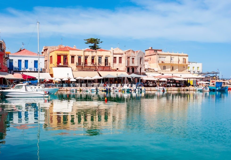 Den venetianske havnen i Rethymnon