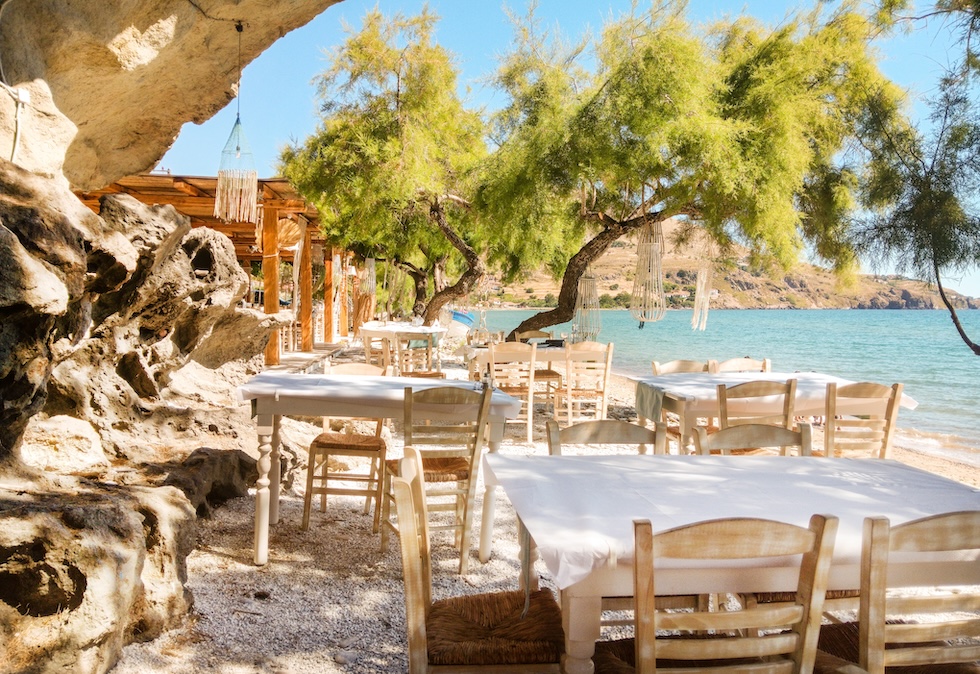 Deilig feriestemning med lange dager på stranden og kort vei til tavernaen