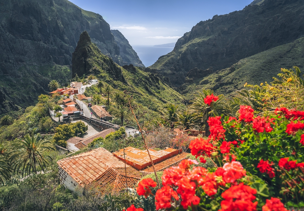 Den vakre Masca dalen på nordsiden av Tenerife