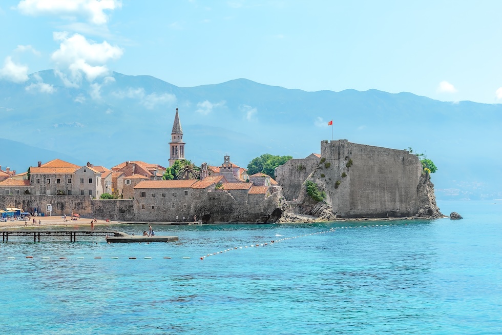 Gamlebyen i Budva, Montenegro